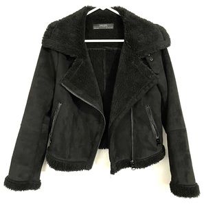 Zara Faux Sherpa Jacket